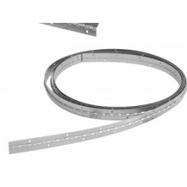Bisagra de piano de 1 1/2″ x 1 m con orificios Lock
