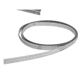 Bisagra de piano de 1 1/4″ x 1 m con orificios Lock
