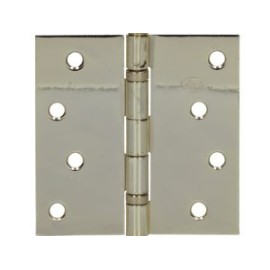 Bisagra arquitectónica con balero, latón brillante 4″ Lock