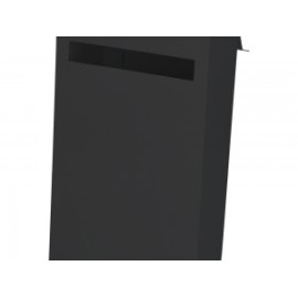 Buzón negro 21.5x35x10.5cm Lock