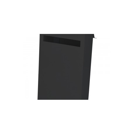 Buzón negro 21.5x35x10.5cm Lock